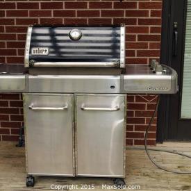 MaxSold Auction: This auction features natural gas BBQ, patio set, Asian paintings, kitchenware, new tiles, a set of four Goodyear tires, prints, dresser, dinnerware, bookcase, cast iron cookware, humidifier, refrigerator and more.